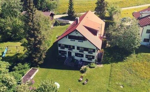 Das Haus von oben