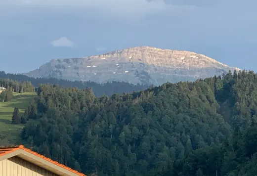 Blick auf die Berge