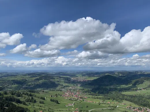 Aussicht von der Imbergbahn ins Tal