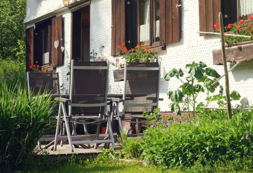 Terrasse am Haus